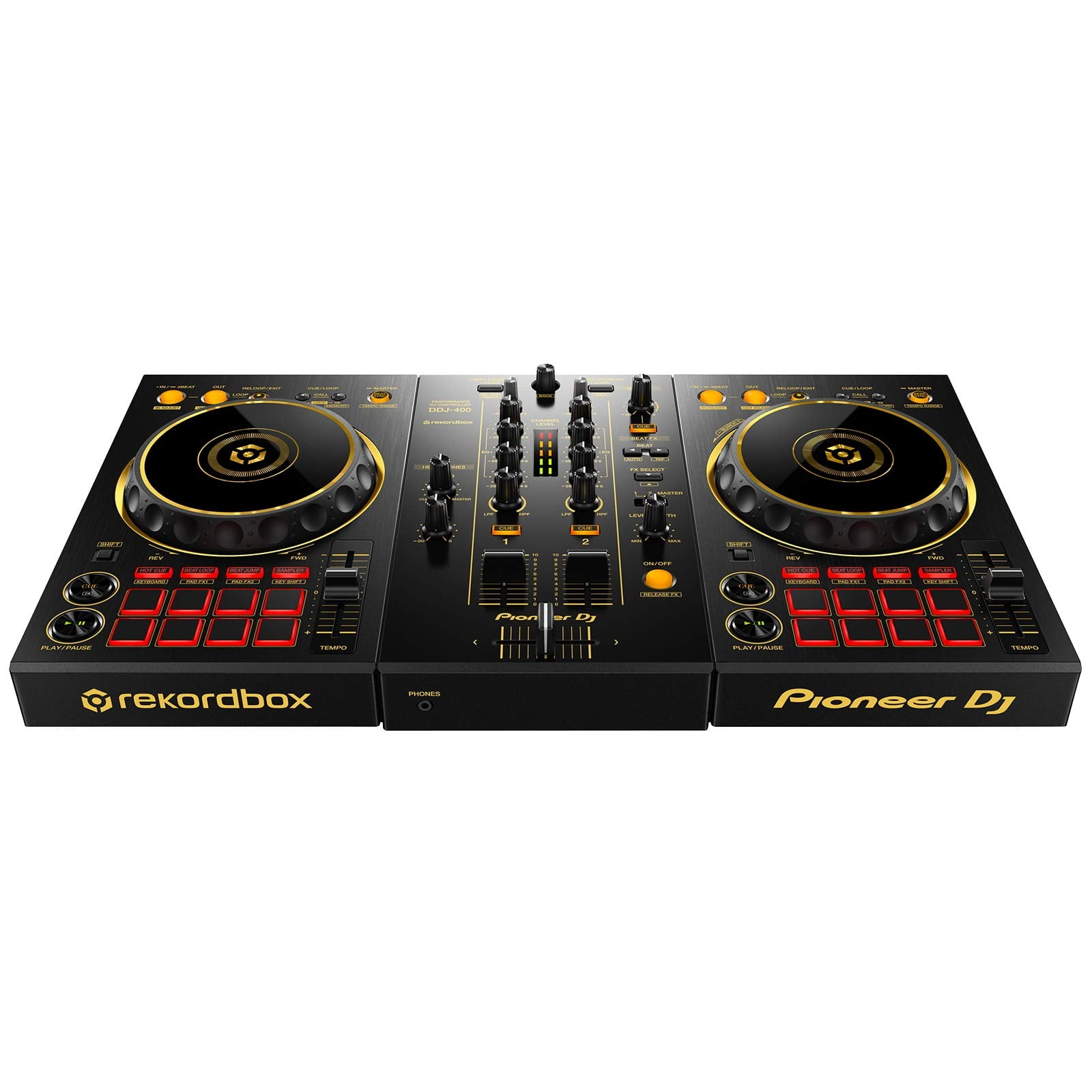 Pioneer DJ Limited Edition Gold DDJ-400 2-channel rekordbox DJ