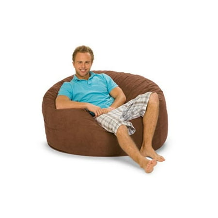 relaxsacks 4dm ms003 4 ft round relax sack microsuede earth from