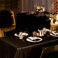 thumbnail image 3 of Seda pura satén color teñido mantel de mesa de alta densidad cerradura lateral teñido mantel celebración de boda restaurante hogar escritorio decoración negro Rojo Verde MX-0133495FYD, 3 of 5