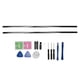thumbnail image 2 of Kit De Tiras Antideslizantes Para Pies De Parachoques Con 1 Pasador De Expulsión, 2 Placas De Presión, 2 Varillas De Presión, 3 Destornilladores, 1 Ventosa, 1 Toallita, 1, 2 of 7