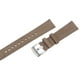 thumbnail image 3 of Rápido Desenganche Auténtico Cuero Reloj Banda 20mm Ancho Flor Vaca Cuero Reloj Correa para Hombres y Mujeres, Gris y Plata Tono, 3 of 8
