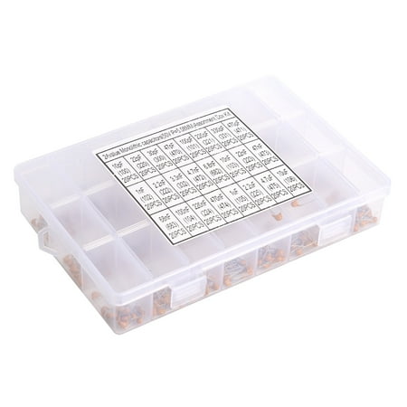 

2024 480Pcs Monolithic Ceramic Capacitor 24 Valves 10pF10uF Accessory Set Kit for Computer