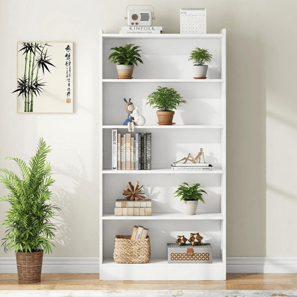 71.7" Narrow Tall 12-Cube Bookcase, 6-Tier Open Shelves, 2-Way Installation, 30lbs/Cube for Home, Office, Classroom