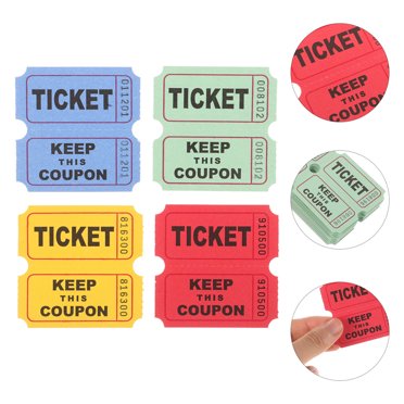 Buttons For Raffle L LIKED Raffle Tickets Double Rolls 1000 per Roll 50/50 Raffle Tickets ...