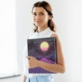 thumbnail image 6 of FORMRS 3 Ring Binder 1.5 inch with Pockets Clip Board 200 Sheets Capacity, Black Neon Road, 6 of 8