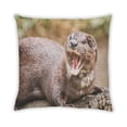 thumbnail image 2 of Ahgly Company Animals Otter Coussin Extérieur, 18 Pouces par 18 Pouces, 2 of 6