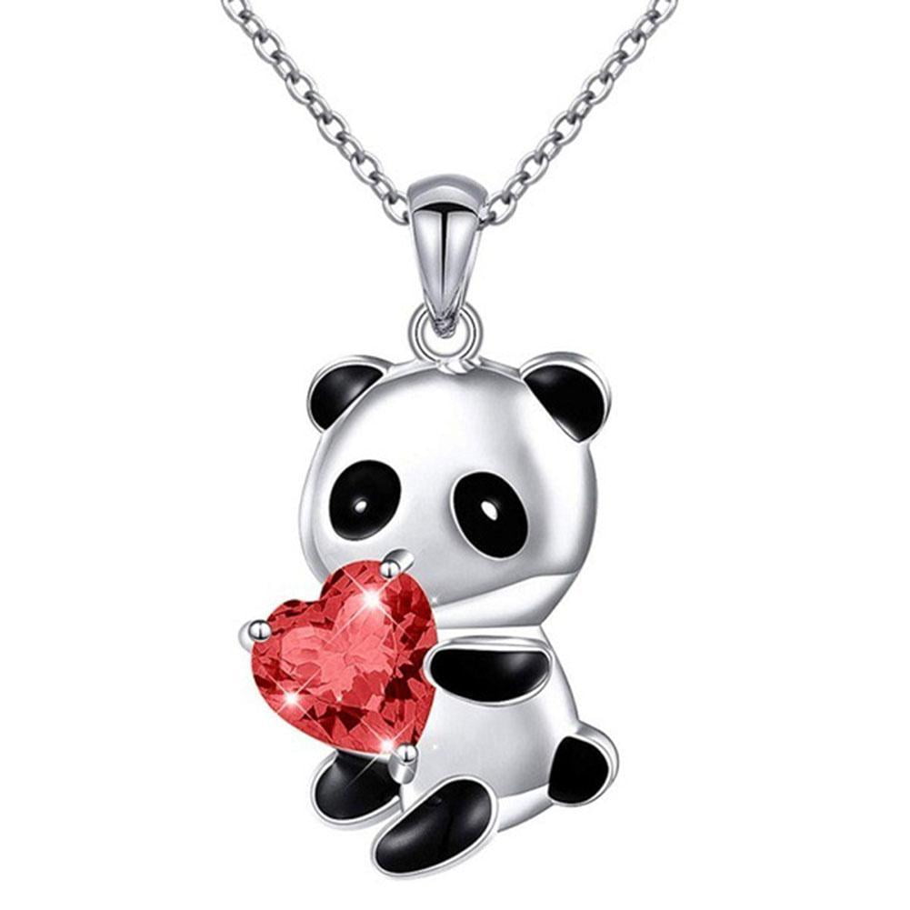 14K Yellow Gold Panda Bear Charm Pendant. 3D Diamond Cut