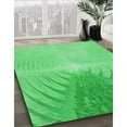 thumbnail image 2 of Ahgly Company Indoor Rectangle Patterned Neon Green Area Rugs, 4' x 6', 2 of 6