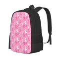 thumbnail image 1 of KLL Breast Cancer Awareness (3) Pattern Carry on Backpack,16.5x12.5x5.5 Personal Item Bag Carry On Backpack Water Resistant Lightweight Daypack, 1 of 6