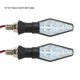 thumbnail image 2 of Hlyjoon 2Pcs Moto Luz de se?al de giro 12LED Moto bicolor Lámpara indicadora de giro Moto Advertencia Luz intermitente de dirección para Scooter ATV Vehículo todoterreno Amonsee No, 2 of 6
