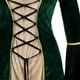 thumbnail image 5 of Vestido de disfraz Kranchungel medieval renacentista verde para mujer, 5 of 6