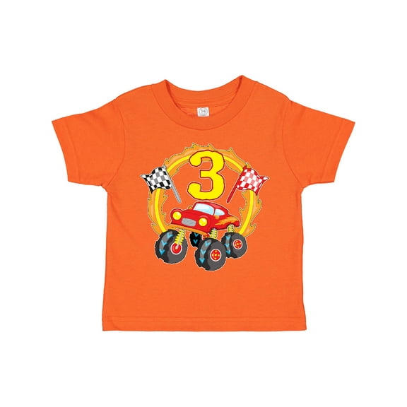 Inktastic Monster Truck 3rd Birthday Boys or Girls Toddler T-Shirt