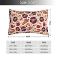 thumbnail image 2 of Fuzoiu rock music Skull record Print Pillow Case with Hidden Zipper,Pillow Covers,Soft and Comfortable Pillowcase-20"x30", 2 of 6
