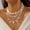 Style2, variant on SKQIT Layered Starfish Necklace Beach Jewelry for Women Seashell Cowrie Puka Shell Necklaces for Women Beach Necklace Beaded Choker Necklaces Ocean Jewelry