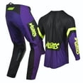 thumbnail image 4 of Willbros Motocross Jersey and Pants Combo with Zipper Pockets MX Dirt Bike Offroad Gear Set Ride Racewear Purple (Jersey Adult M/Pants W32), 4 of 13