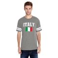 thumbnail image 1 of Unisex Italy Football Fine Jersey T-Shirt, 1 of 5