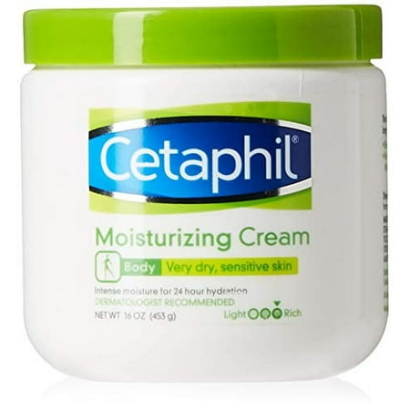 Cetaphil Moisturizing Cream for Very Dry, Sensitive Skin, 16 oz, 6 Pack