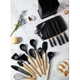 thumbnail image 4 of 19 pcs Elegant Non-stick Silicone Utensil Kitchen accessories set gift set-grey, 4 of 8