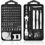 115 Dans 1 Jeu de tournevis de précision - Multi-magnétique, stable & Accessible en acier chromé Vanadium - Kit d'outils pour usage domestique, réparation de précision, entretien ménager, jeux d'instruments pour les projets diy