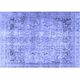 thumbnail image 1 of Ahgly Company Machine Washable Indoor Rectangle Persian Blue Traditional Area Rugs, 6' x 9', 1 of 4