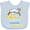Blue, variant on Inktastic I Love My Mama to the Moon and Back Cute Sheep Boys or Girls Baby Bib