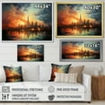 thumbnail image 4 of Designart "Modern City Skyline" Sky Floater Framed Wall Art Prints, 4 of 5