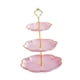 thumbnail image 3 of Soporte para cupcakes de 3 niveles, soporte para pasteles, decoración lujosa para el hogar, soporte para pasteles y postres rosa, 3 of 9