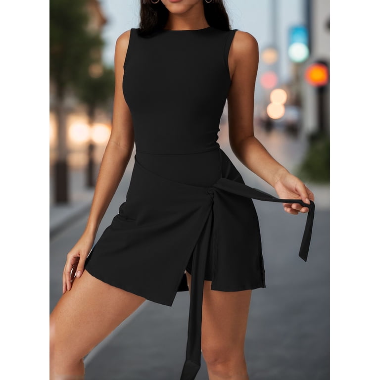black dress clown Orion Costumes Women Adult Costume X-small Whether youre going to resortwear Color:Flamingo Blue Gingham Print Backless