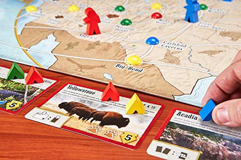 Underdog Games Trekking The National Parks - The Award-Winning Family Board  Game | Designed for National Park Lovers, Kids & Adults | Ages 10 and Up 