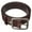 Coffee, variant on iaksohdu Men's Stylish Casual Waistband PU Leather Pin Buckle Waist Strap Business Belt