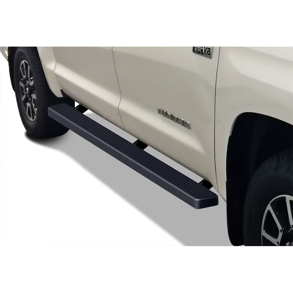 APS iBoard Running Boards 4 inches Matte Black Compatible with Toyota