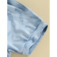 thumbnail image 2 of Baby Boys Summer Clothes Outfit 6 12 18 24 Months Toddle Tie-dye Print Short Sleeve Crew Neck T-shirt with Elastic Waist Shorts Set, 2 of 9