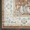 thumbnail image 5 of Nourison Astra Machine Washable 5'3" x 7' Rust Ivory Vintage Indoor Rug, 5 of 9