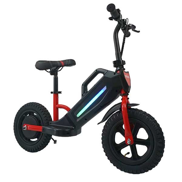 Bicicleta Electrica Infantil Moboss K01 Motor 180W 24V Roja