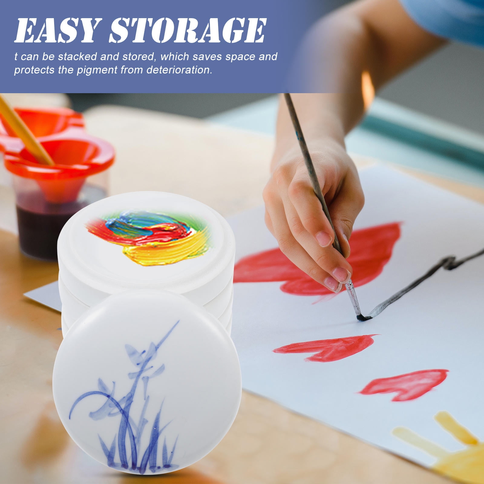 FRCOLOR  Painting Gouache Color Palette Pigment Mixing Plate