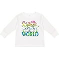 thumbnail image 3 of Inktastic Kindness Can Move the World- with flowers Boys or Girls Long Sleeve Toddler T-Shirt, 3 of 5