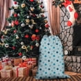 thumbnail image 4 of Christmas Sack – 28" X 20" Canvas Gift Bag with Drawstring, Full Print Polyester Santa Sack, Durable Reusable Xmas Gift Bag for Holiday, Party & Storage, 4 of 5