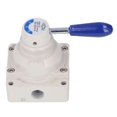 thumbnail image 1 of Rotary Lever Hand Valve Air Flow Control 0~1.0mpa 0?145Psi 3 Position 4 Way Pneumatic Switch4HV330?08, 1 of 5