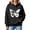 Black, variant on Jane Wardrobe Skull Butterfly Graphic Hoodie Women's Drawstring Pocket Oversized Long Sleeve Street Layering Sweatshirt 1PC S-XXXL Plus Size Friendly