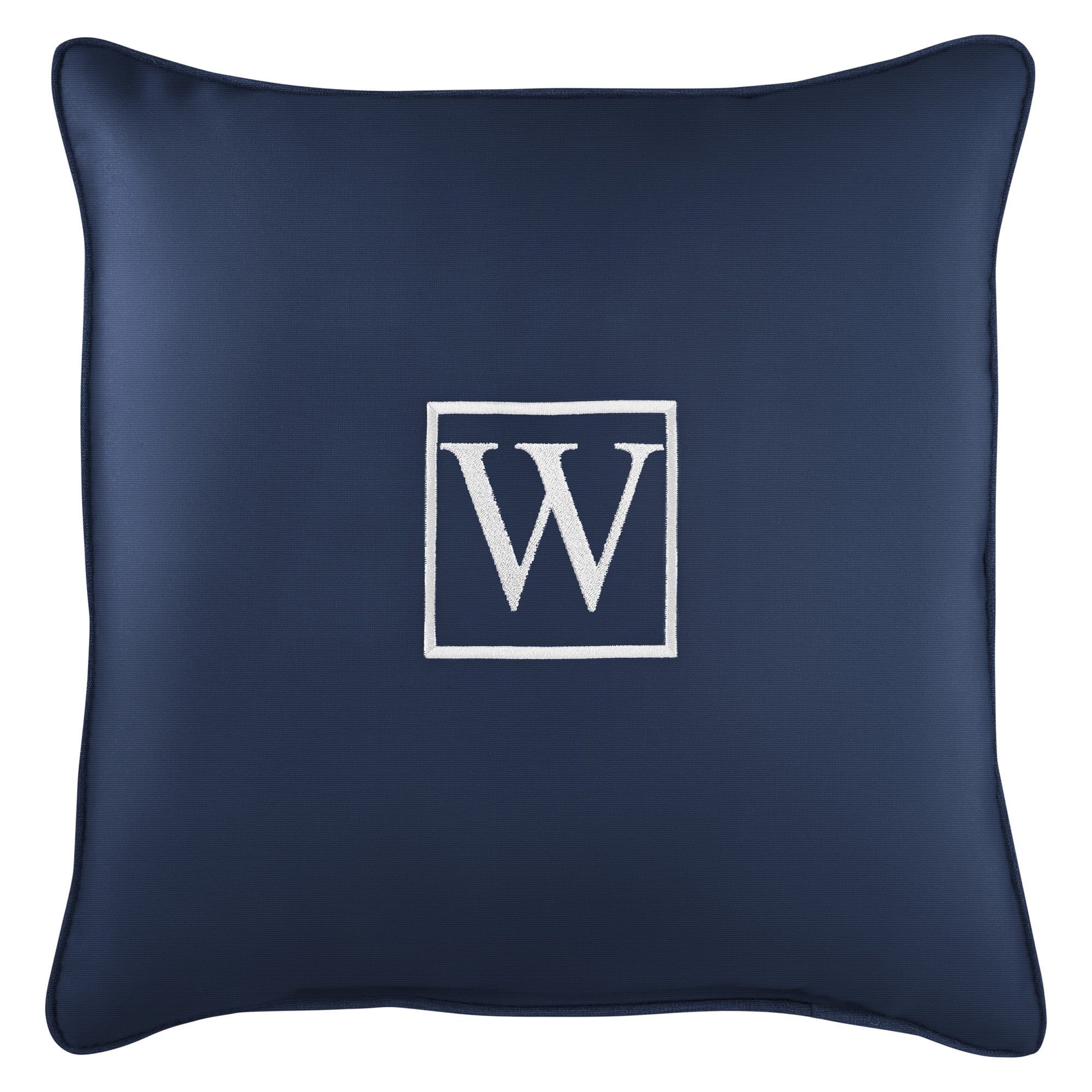 outdoor monogram pillows