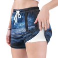 thumbnail image 4 of FORMRS Womens Swim Shorts Mesh Liner Quick Dry Casual Beach Board Bottom with Pockets, Sizes S-2XL, Window Space, 4 of 9
