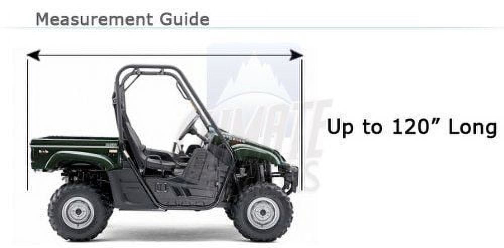 UTV Side by Side Cover Black Fits Rhino Ranger RZR Commander Teryx Mule Prowler Pioneer Viking Wolverine Gator Wildat HDX