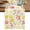 White, variant on Summer Fruit Table Runner, Spring Botanical Lemon Peach Rustic Washable Cotton Linen Table Runners 48 Inches Long, Dresser Scarf Runner for Nightstand/Coffee/End Tables 13''x48''
