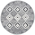 thumbnail image 4 of SAFAVIEH Aspen Jayna Geometric Wool Area Rug, Black/Ivory, 9' x 12', 4 of 10