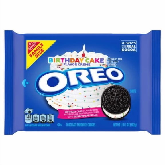 Oreo Family Size Birthday Cake 17 oz