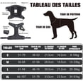 thumbnail image 3 of Arnés antitirones para perros, arnés táctico transpirable y ajustable, fácil de poner para perros pequeños y medianos, chaleco reflectante duradero, material de grado militar, talla M, negro., 3 of 5