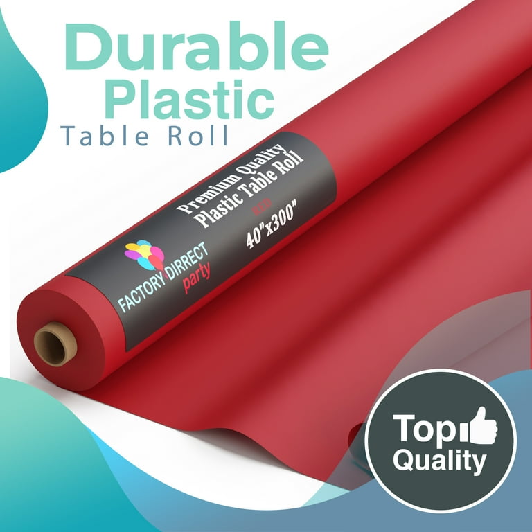 Plastic tablecloth rolls discount