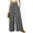 Dark Gray, variant on MLDRA Wide Leg Pants Women Flowy Dressy Cotton Casual Womens Pants Elastic High Waist Palazzo Pant for Women with Pockets