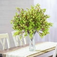 thumbnail image 4 of Bexikou 10 Pcs Babys Breath Green Flowers,Green Faux Gypsophila Bouquet,Fake Silk Flowers for Home Decor Spring Floral Arrangement Table Centerpieces, 4 of 7