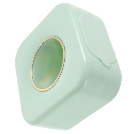 HOMEMAXS Green Wall Mounted Storage Box for Cling Bags and Shower Caps Made of Plastic HOMEMAXS Green Wall Mounted Storage Box for Cling Bags and Shower Caps Made of Plastic